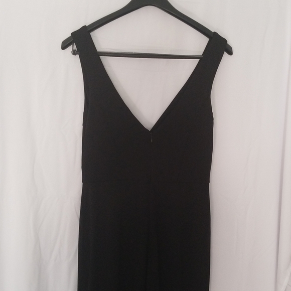ABS Collection Plunging Neckline Jersey Shape Evening Gown - Picture 5 of 17